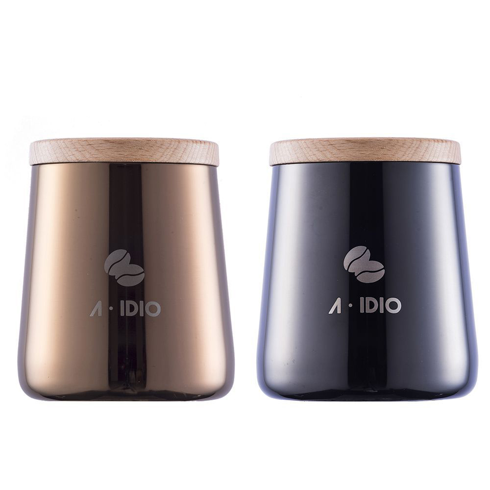 【A-IDIO】鈦金典藏密封罐 (香檳金/爵士黑共2色)