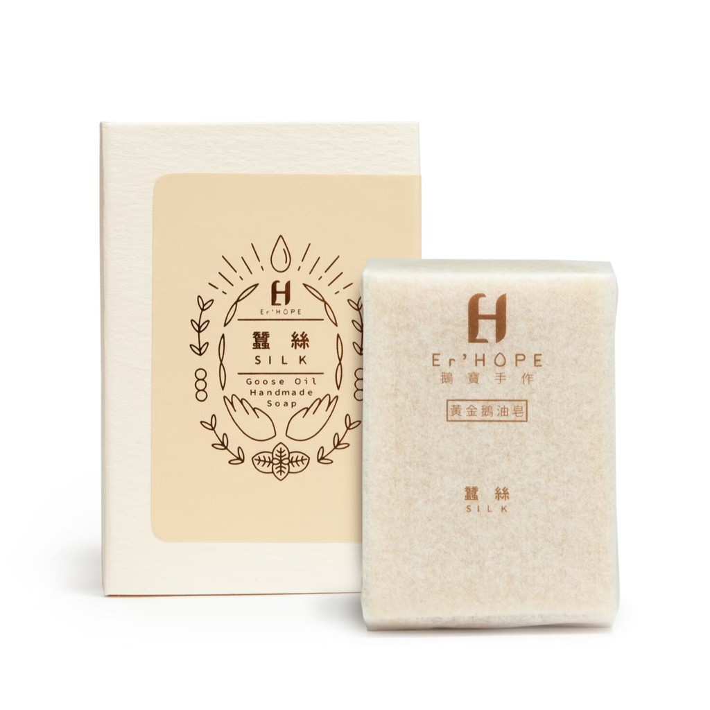 【黃金鵝油】蠶絲皂『中性款』《MIT台灣製造》鵝寶手作坊 手工皂